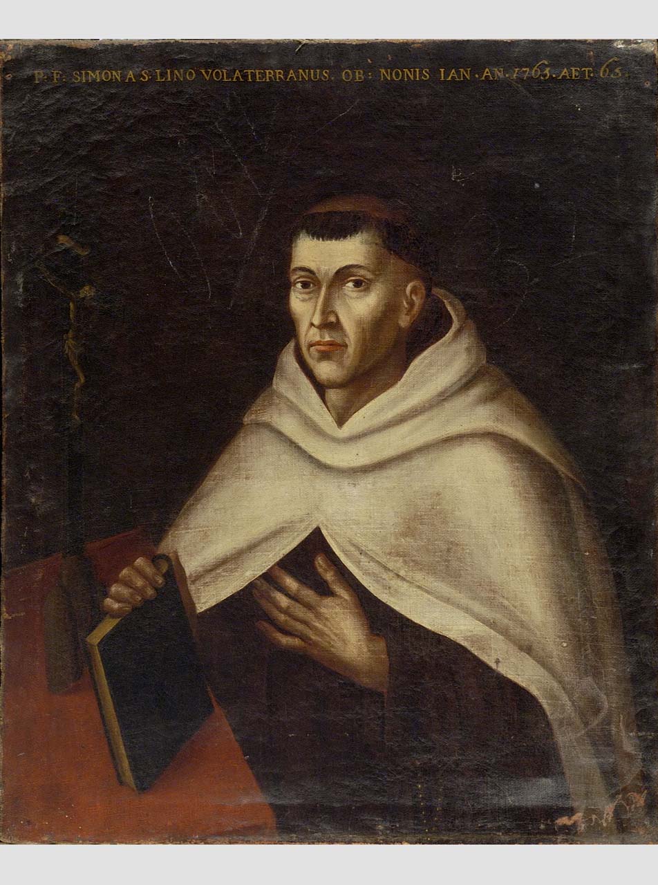 ritratto di padre Simone da S. Lino Volterrano (dipinto) - ambito toscano (terzo quarto sec. XVIII)