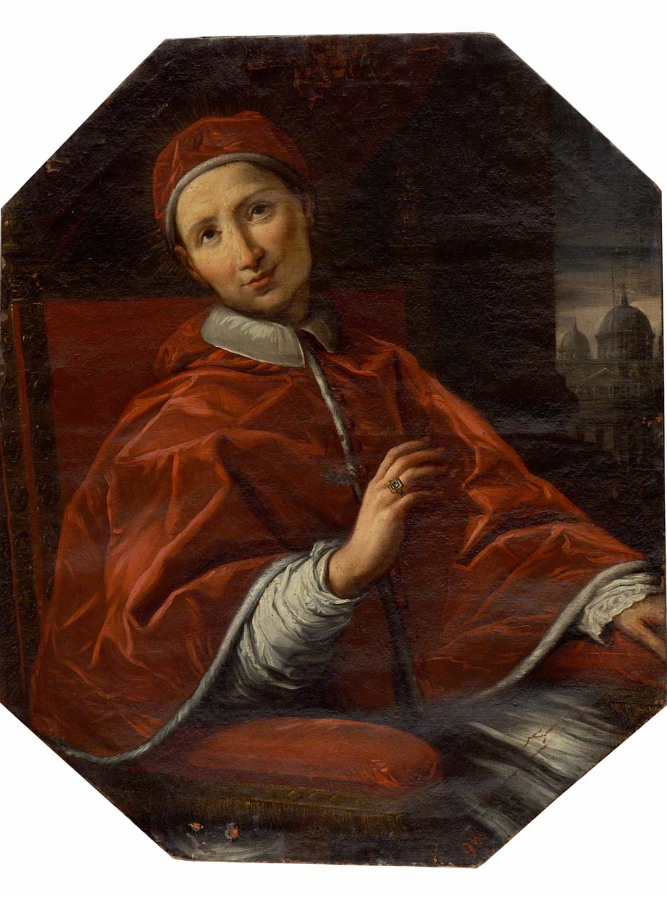 ritratto di ecclesiastico (dipinto) - ambito fiorentino (sec. XVIII)