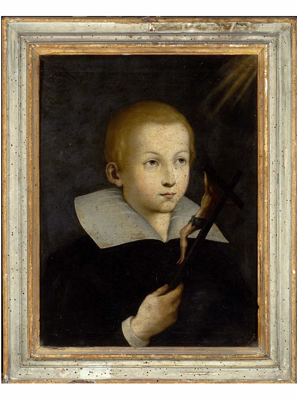 ritratto di Cosimo I de' Medici da bambino (dipinto) - ambito fiorentino (secondo quarto sec. XVI) 