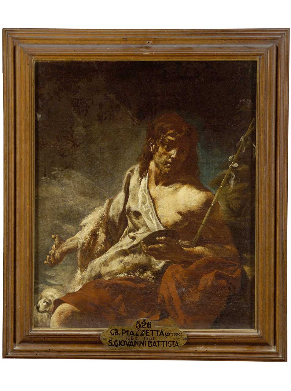 San Giovanni Battista (dipinto) di Piazzetta Giovanni Battista (prima metà sec. XVIII) 