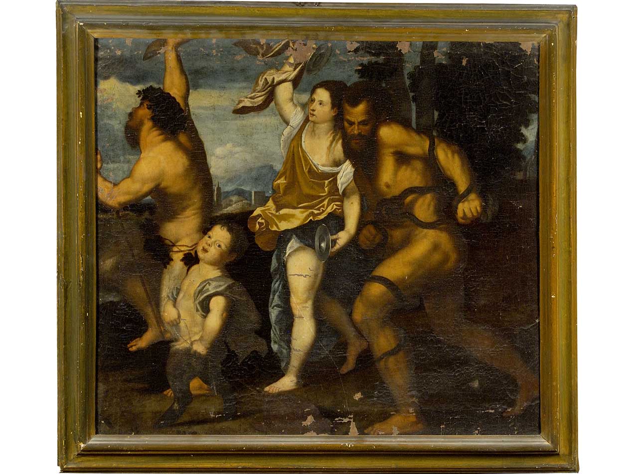 baccanale (dipinto) - ambito veneto (seconda metà sec. XVI)