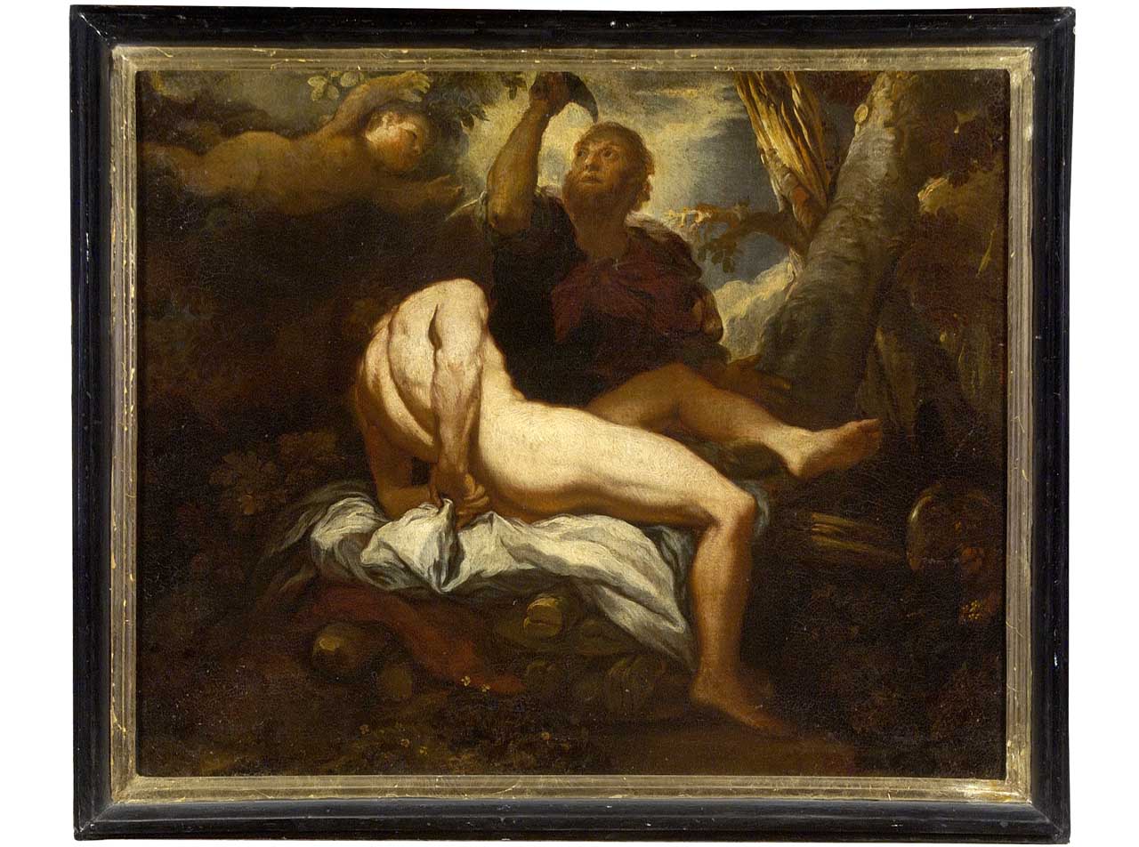 sacrificio di Isacco (dipinto) di Mehus Livio (terzo quarto sec. XVII)