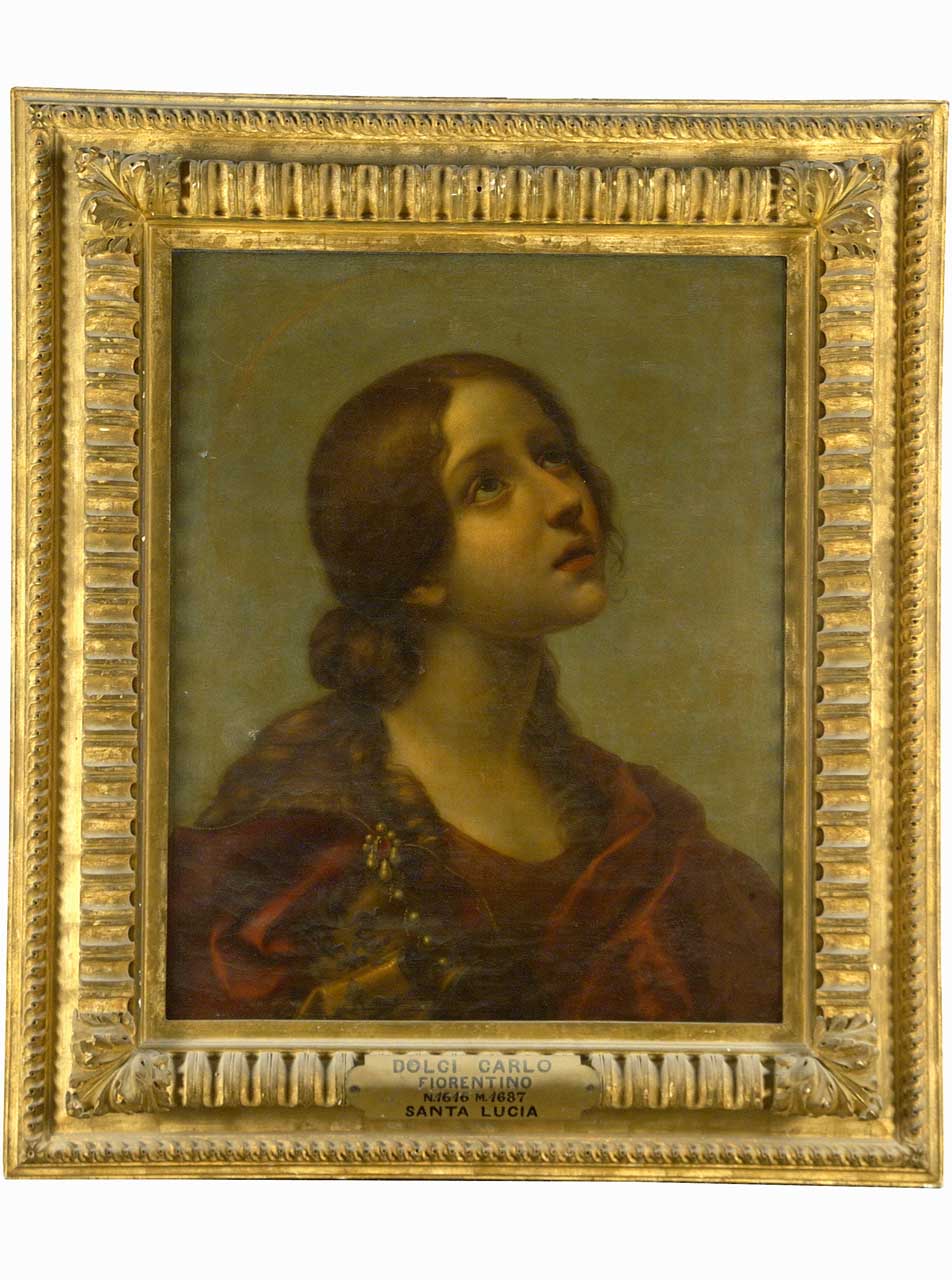 Santa Lucia (dipinto) di Dolci Carlo (bottega) (sec. XVII)
