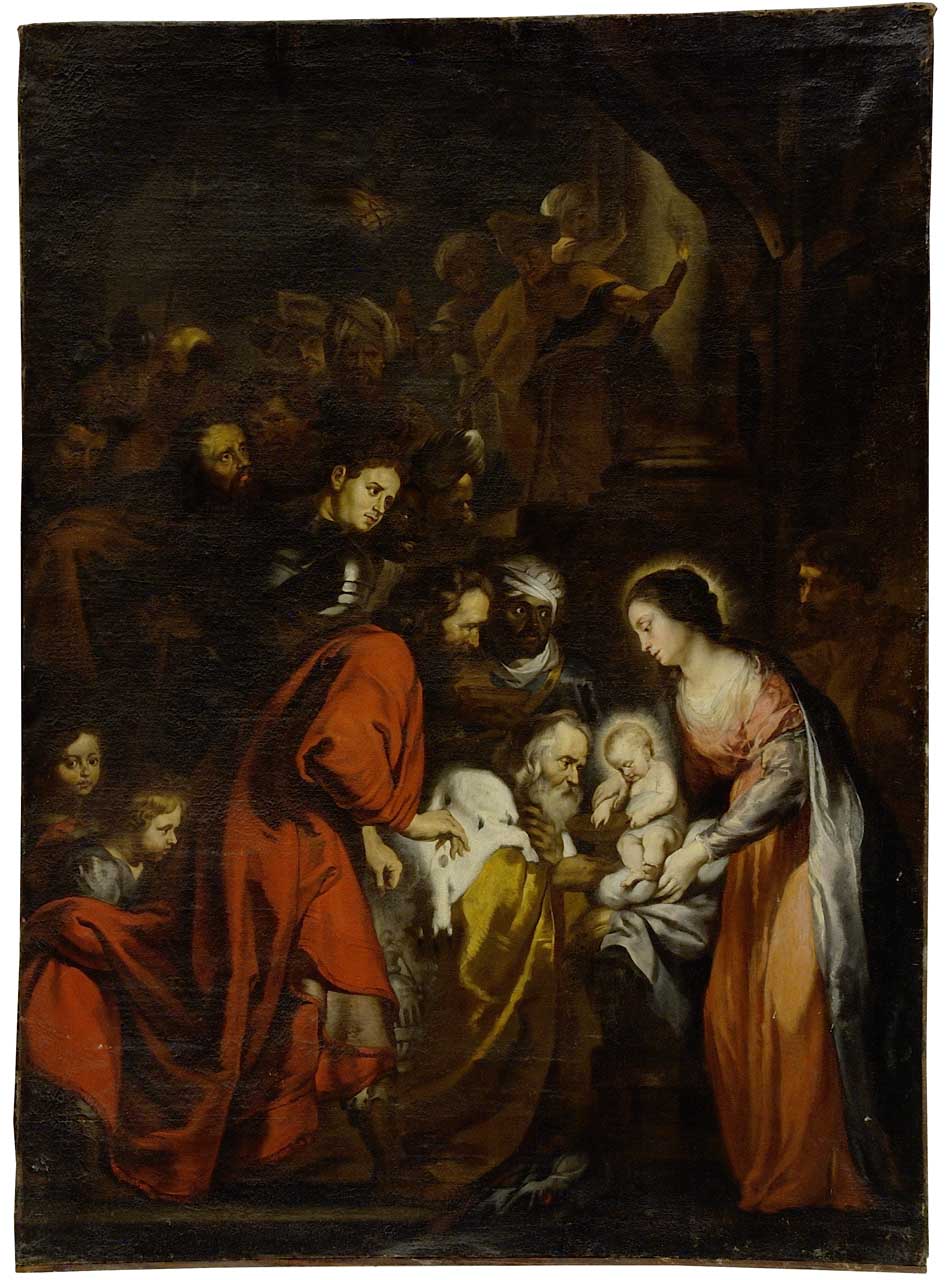 adorazione dei Re Magi (dipinto) di Suttermans Giusto (attribuito) (seconda metà sec. XVII)