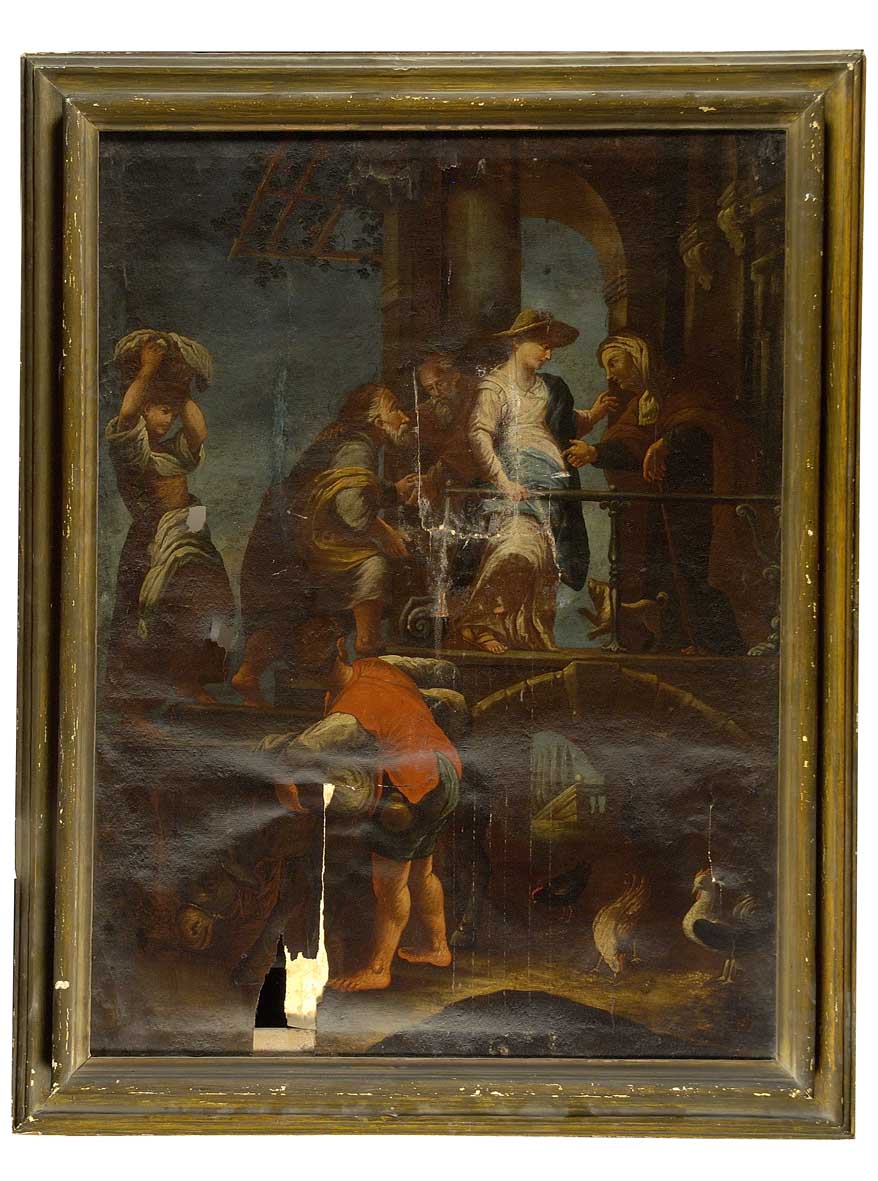 visitazione (dipinto) - ambito fiammingo (prima metà sec. XVII)