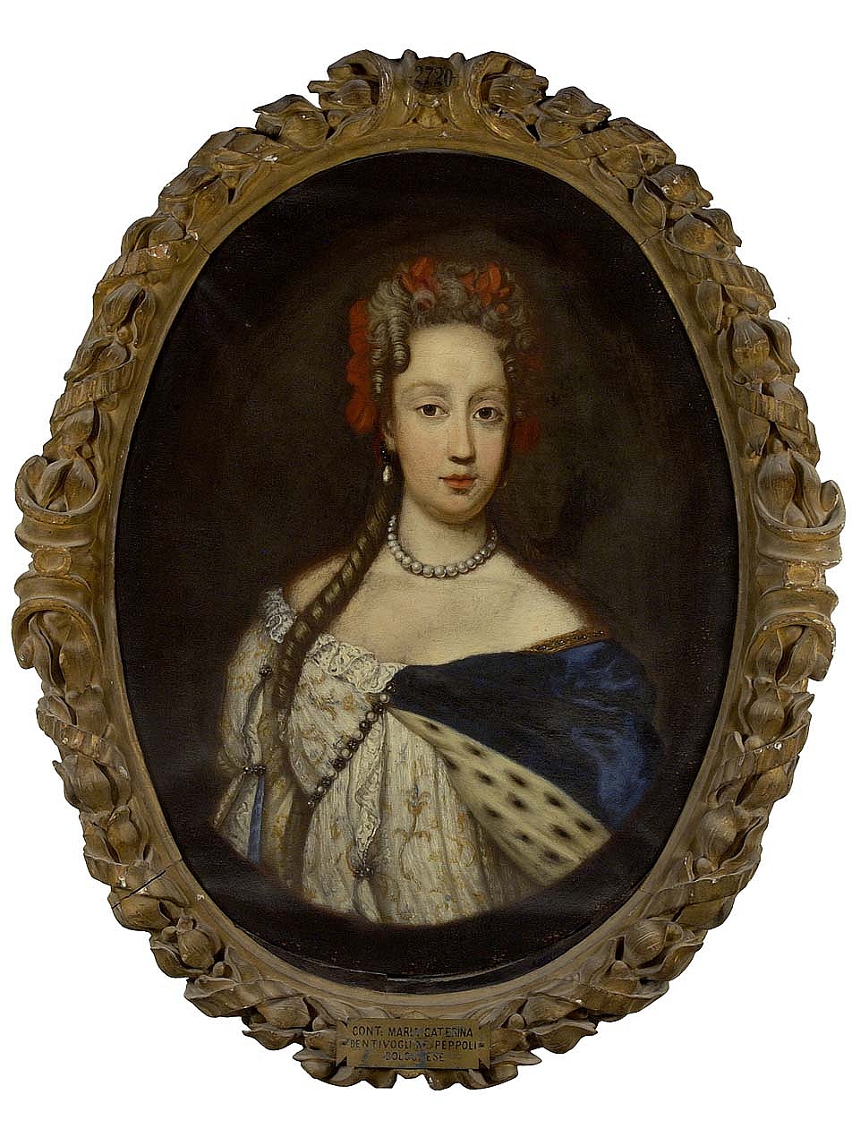ritratto di Maria Caterina Bentivoglio Pepoli (dipinto) di Bombelli Sebastiano (attribuito) (sec. XVII)