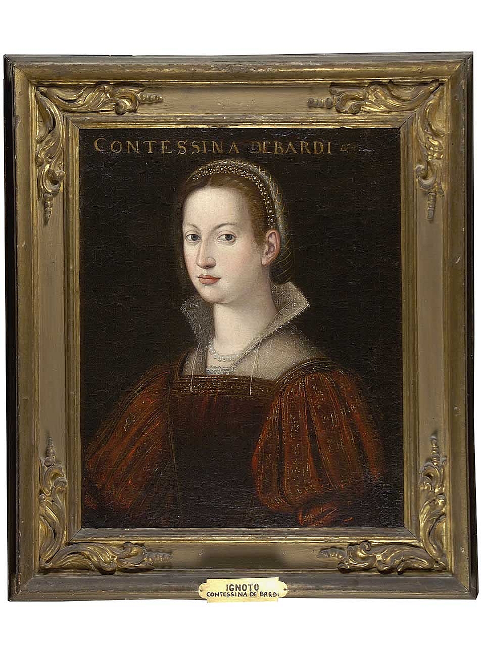 ritratto di Contessina de' Bardi (dipinto) di Dell'Altissimo Cristofano (attribuito) (sec. XVI)