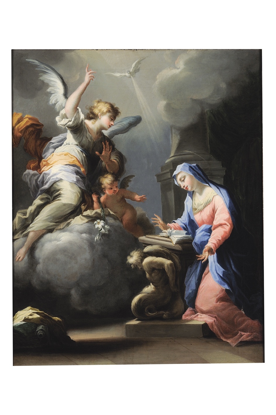 Annunciazione (dipinto) di Del Pace Ranieri (prima metà sec. XVIII)