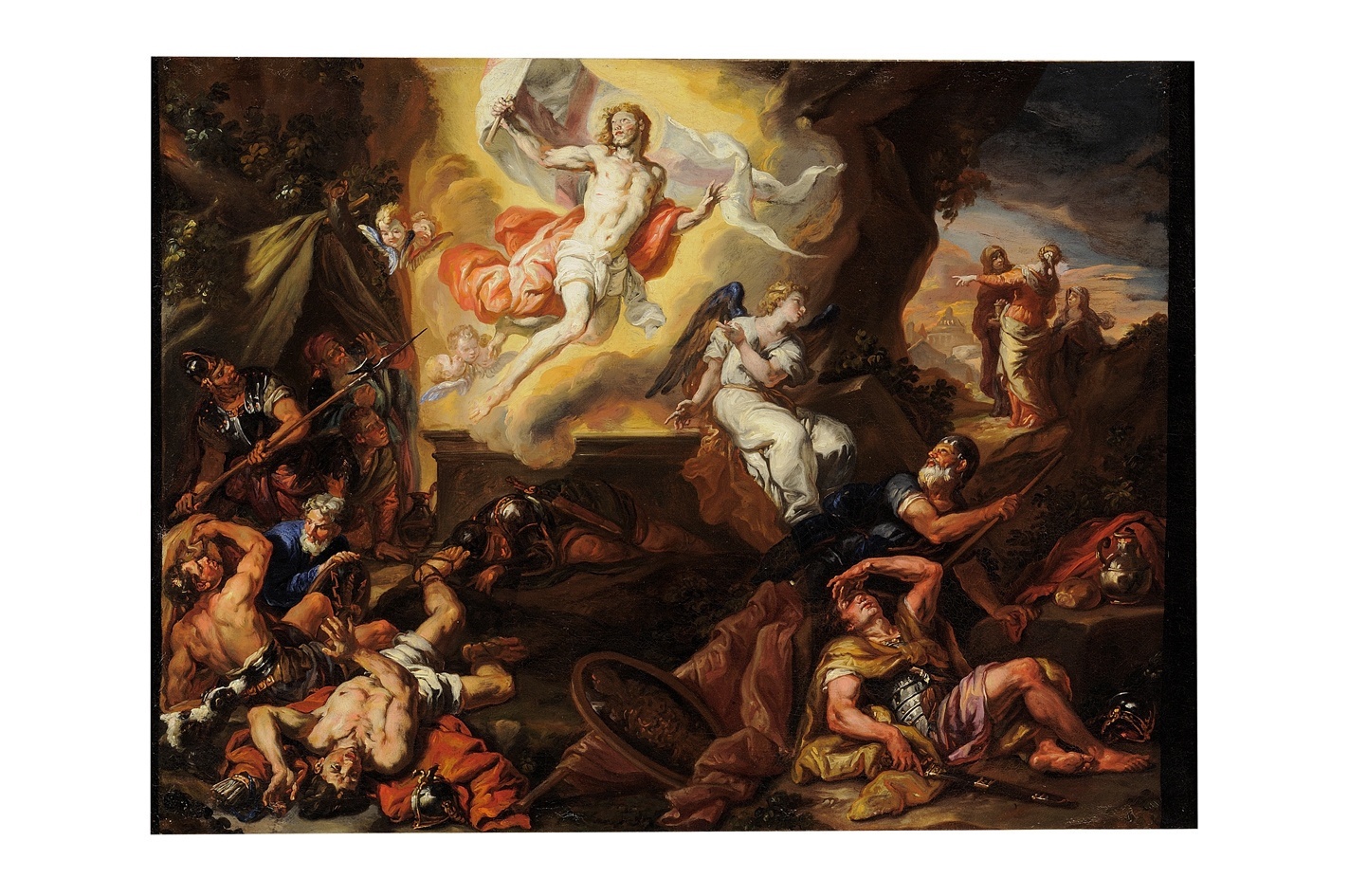 resurrezione di Cristo (dipinto) di Loth Johann Carl (sec. XVII)