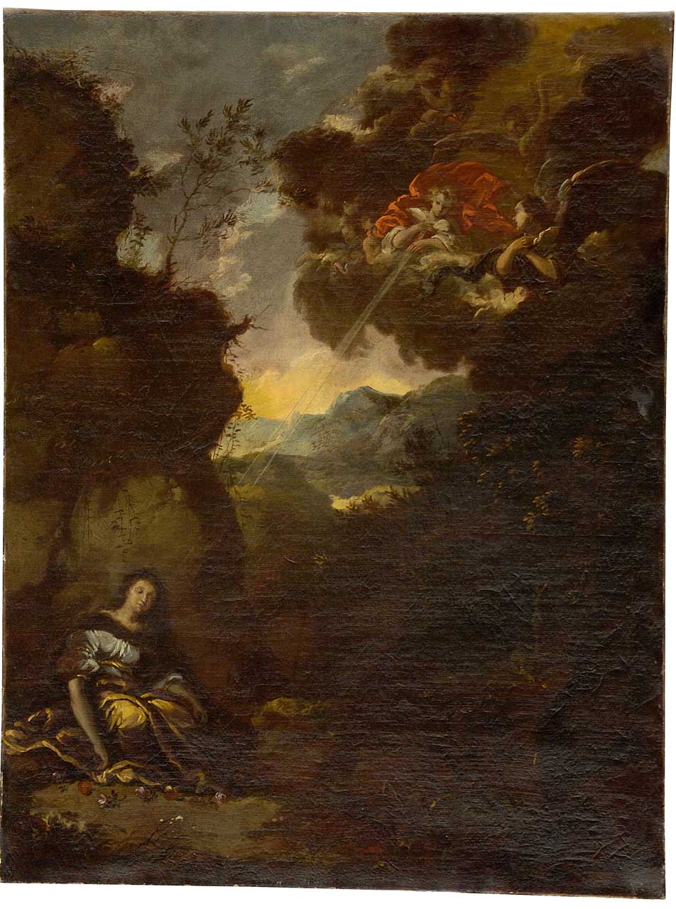 santa in estasi (dipinto) - ambito fiorentino (fine sec. XVII)