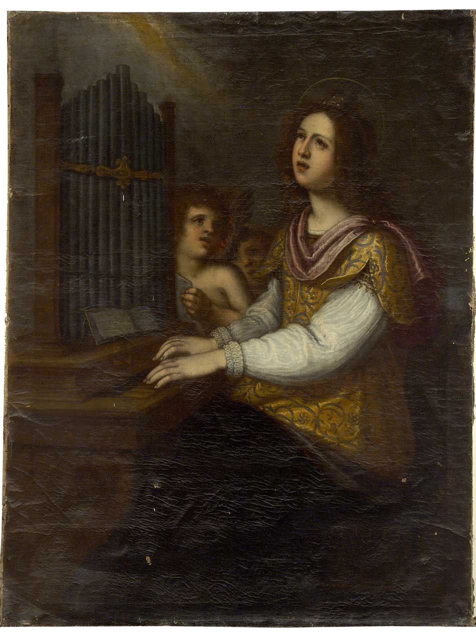 estasi di Santa Cecilia (dipinto) - ambito fiorentino (sec. XVII)