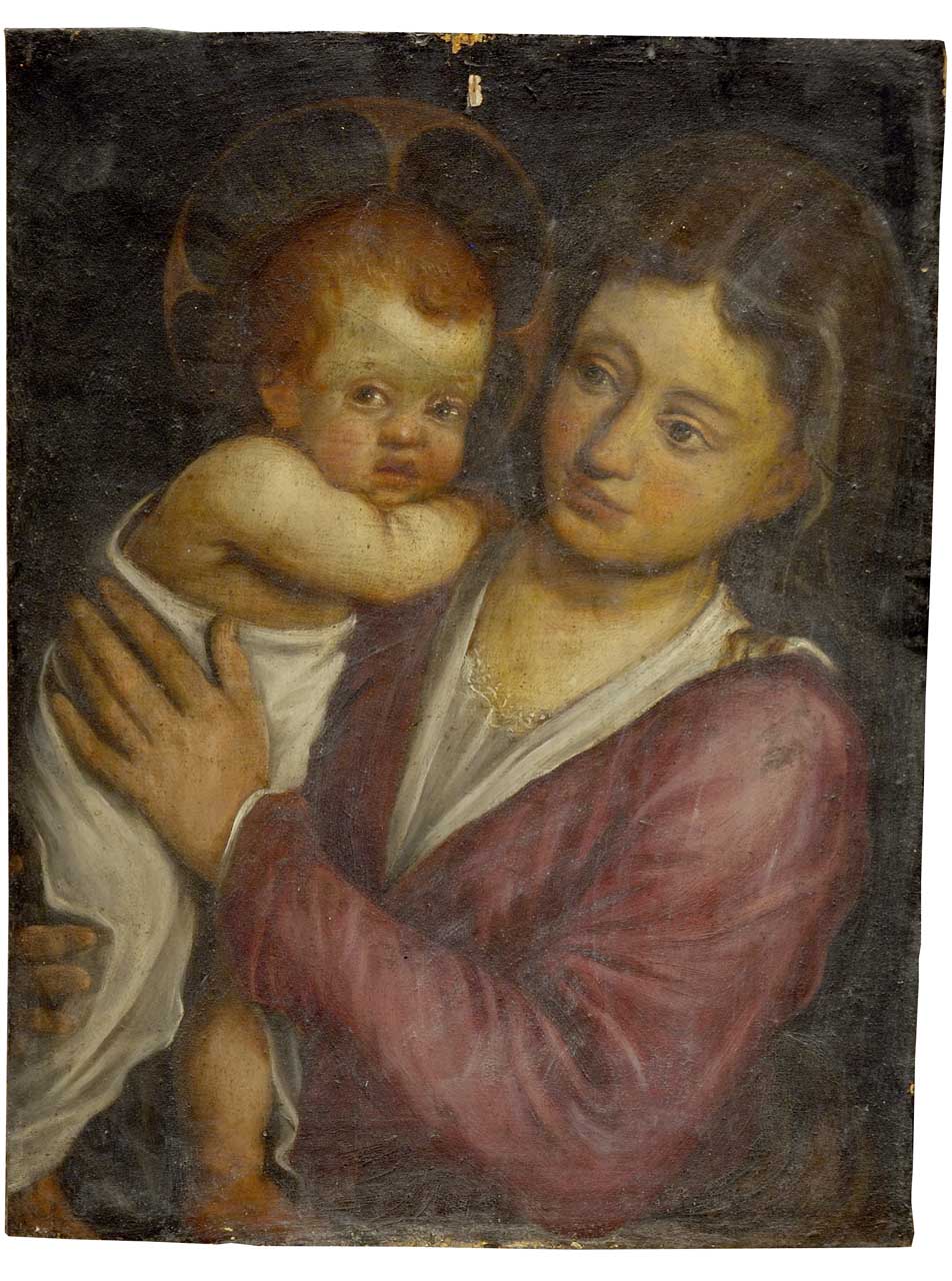 Madonna con Bambino (dipinto) - ambito veneto (seconda metà sec. XVI)