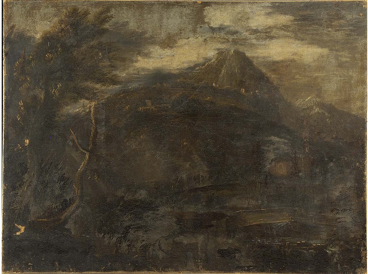 paesaggio (dipinto) - ambito italiano (terzo quarto sec. XVII)