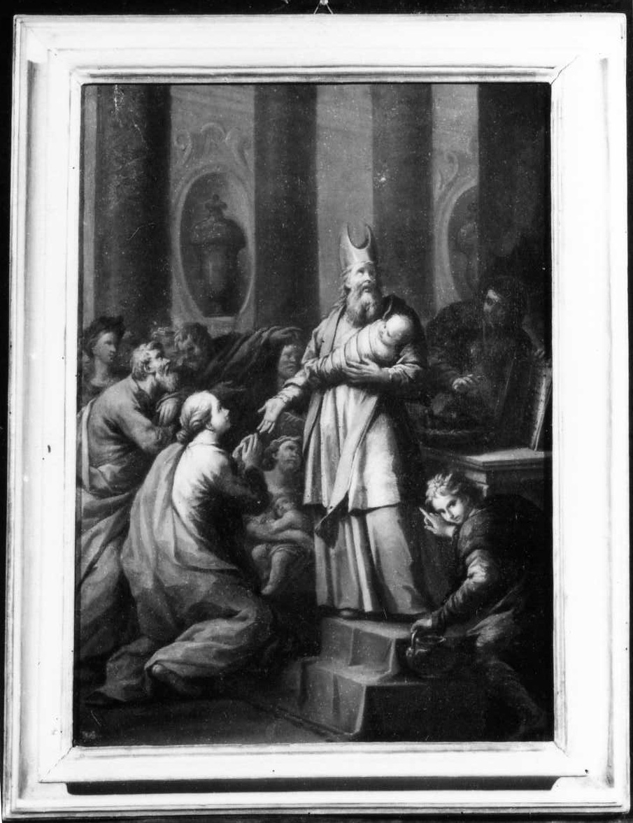 presentazione di Gesù al tempio (dipinto) di Cinqui Giovanni (bottega) (primo quarto sec. XVIII)