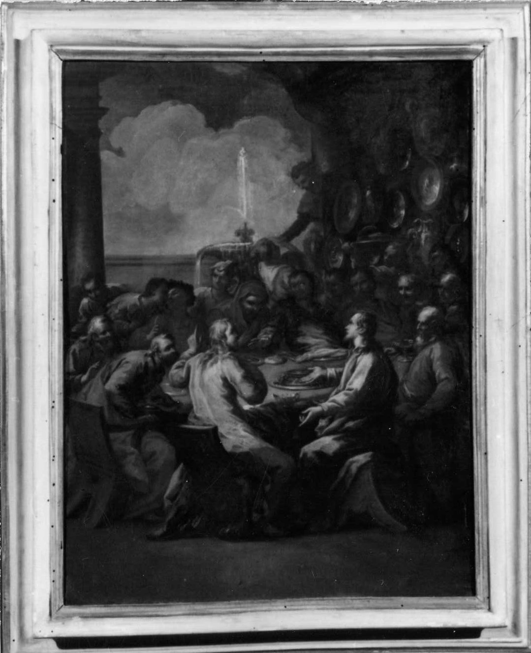 ultima cena (dipinto) di Cinqui Giovanni (bottega) (primo quarto sec. XVIII)