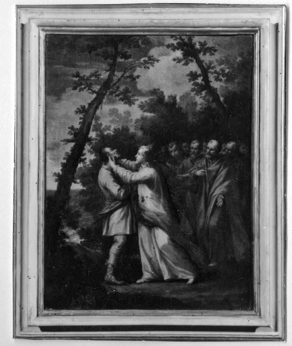 Cristo guarisce Malco (dipinto) di Cinqui Giovanni (bottega) (primo quarto sec. XVIII)