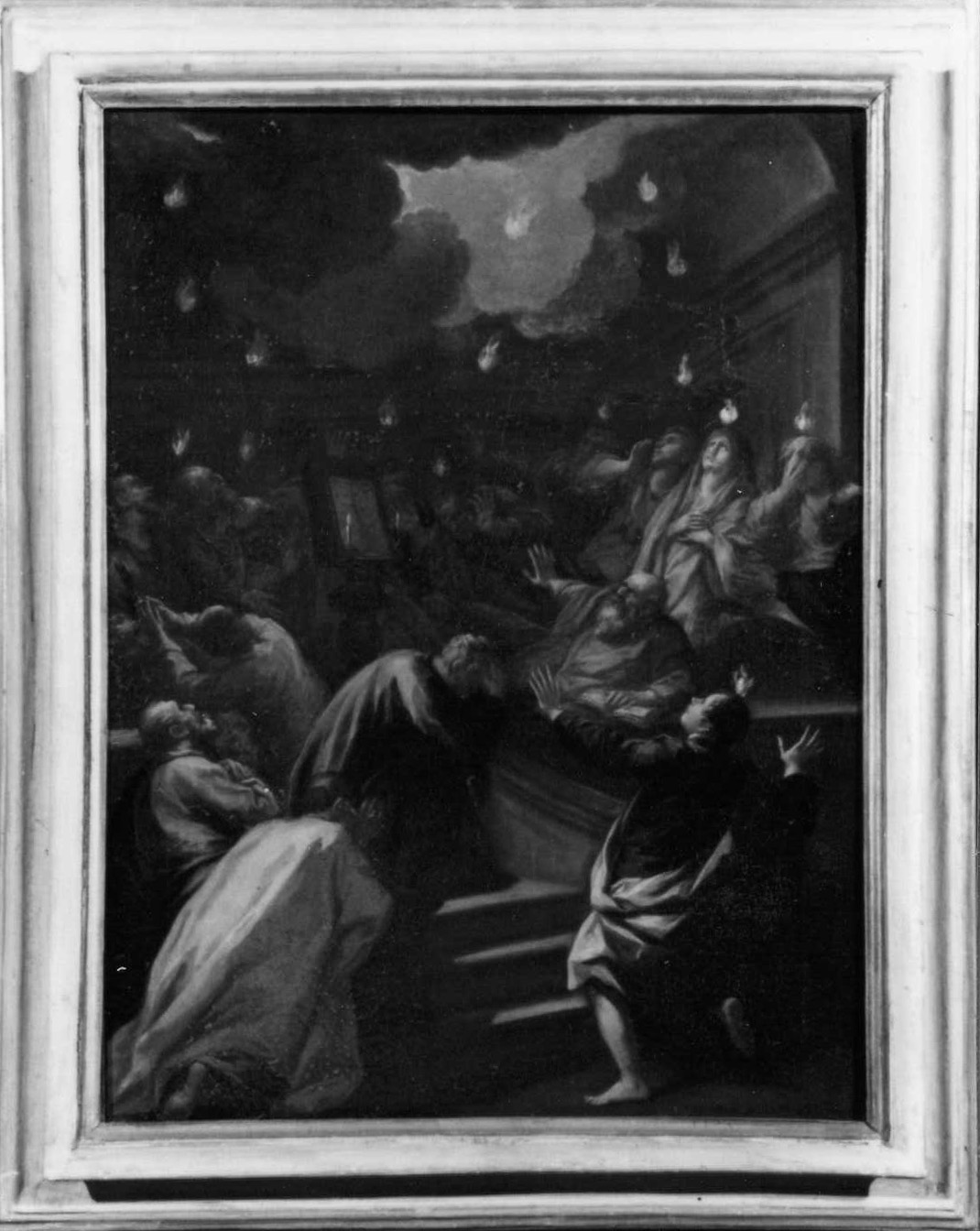 Pentecoste (dipinto) di Cinqui Giovanni (bottega) (primo quarto sec. XVIII)