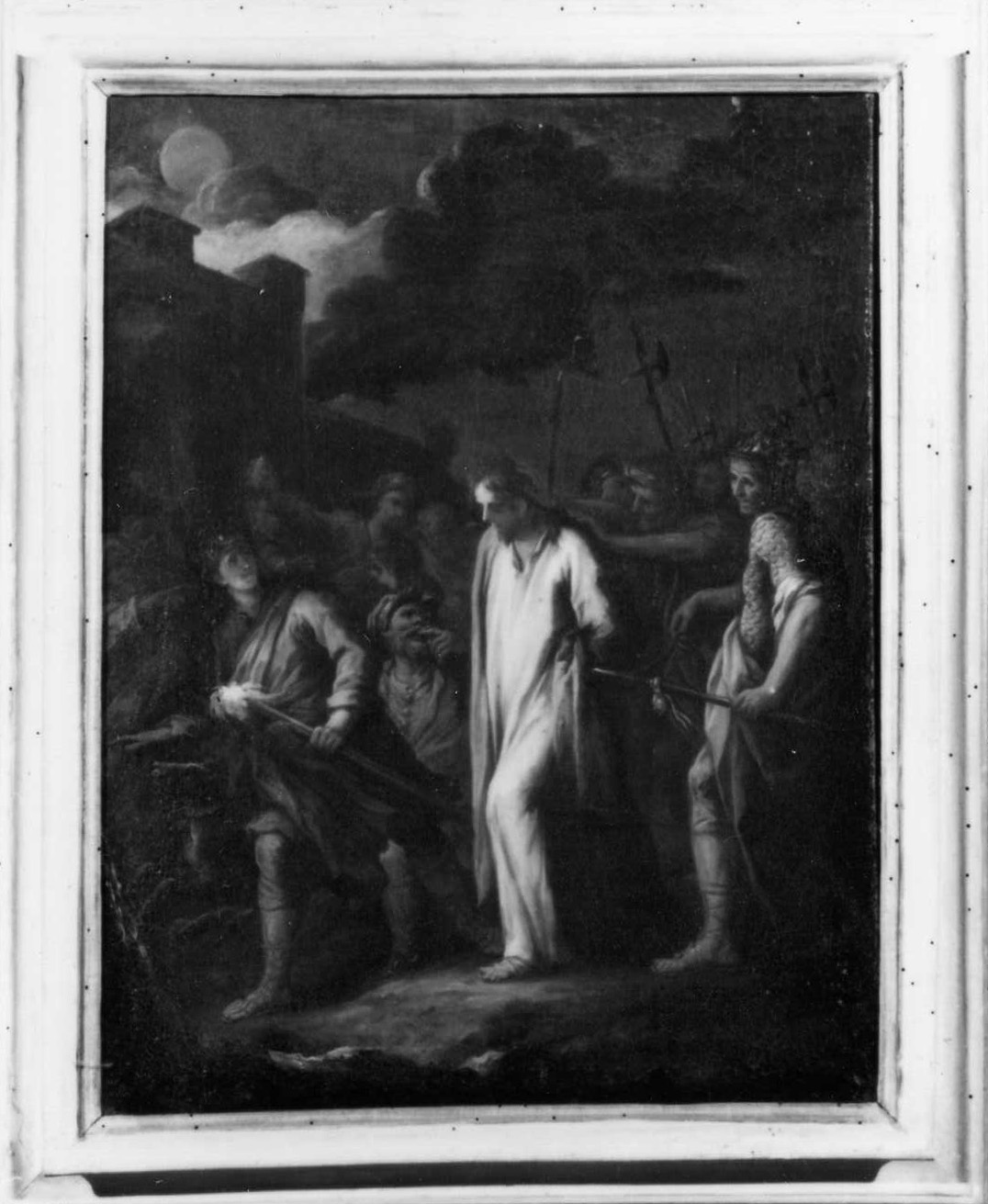 Cristo condotto da Anna (dipinto) di Cinqui Giovanni (bottega) (primo quarto sec. XVIII)