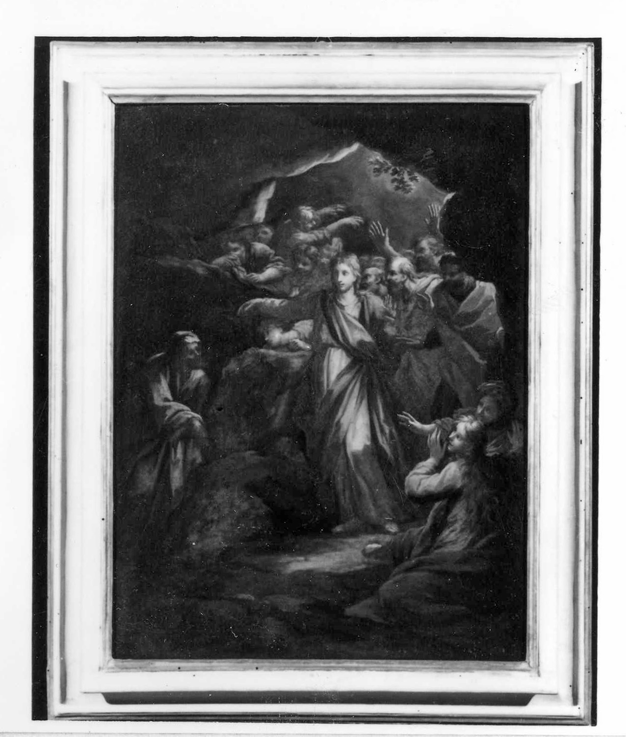 resurrezione di Lazzaro (dipinto) di Cinqui Giovanni (bottega) (primo quarto sec. XVIII)