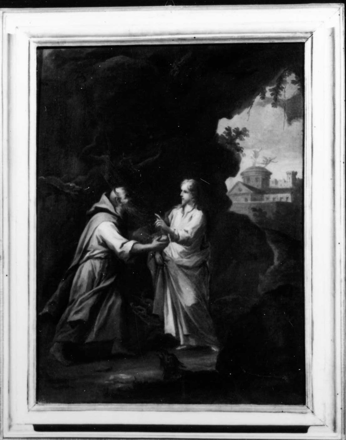 Cristo nel deserto (dipinto) di Cinqui Giovanni (bottega) (primo quarto sec. XVIII)