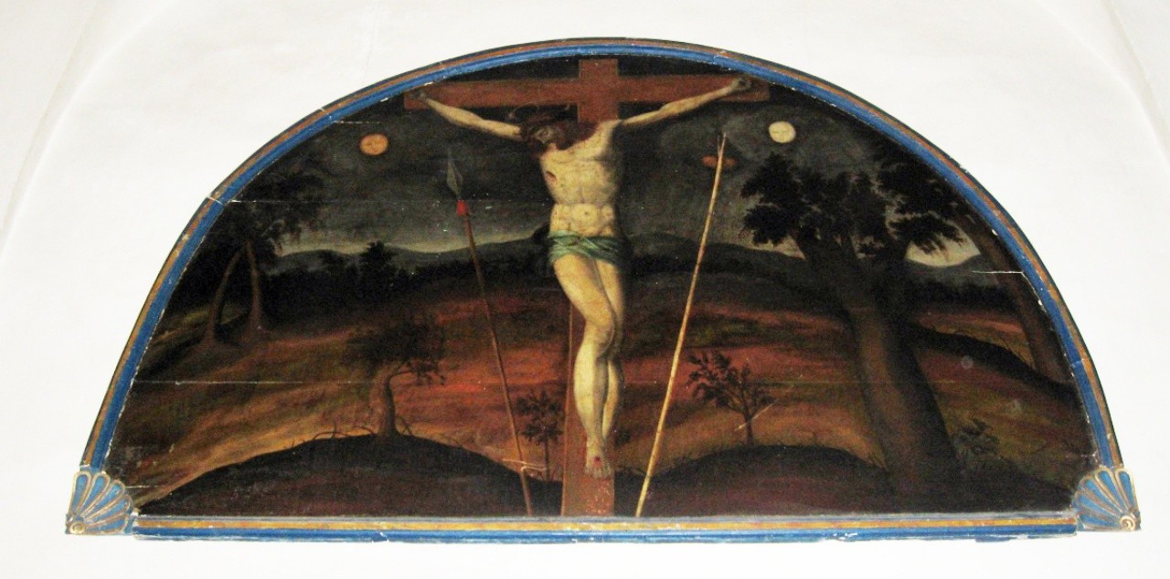 crocifissione (dipinto) - ambito fiorentino (sec. XVIII)