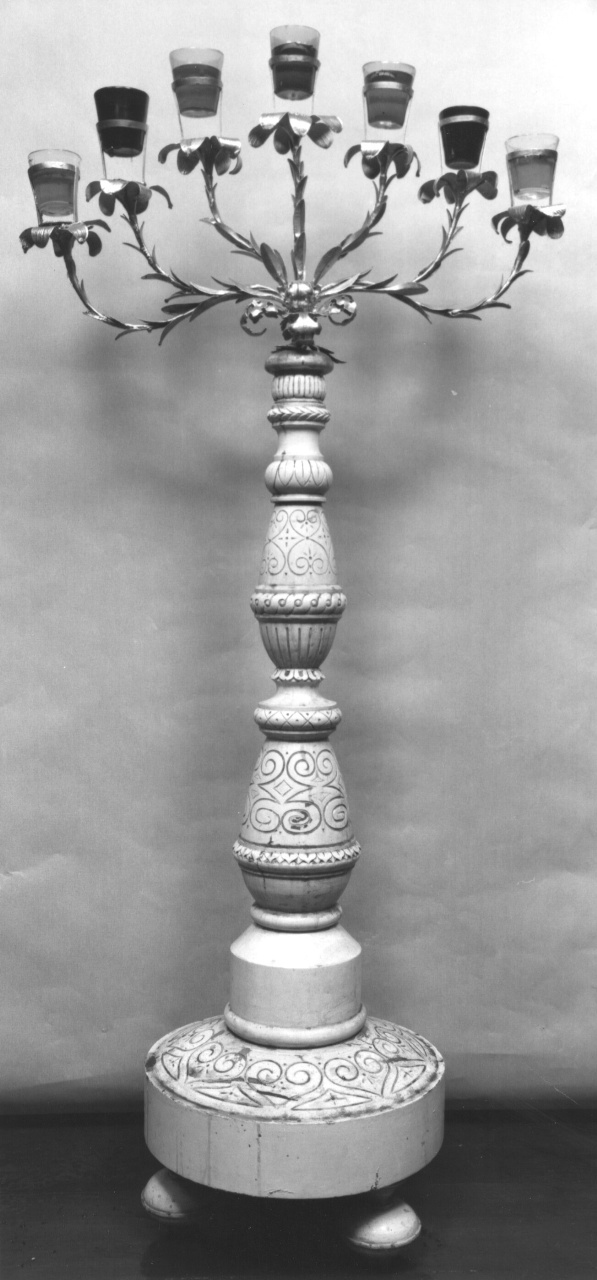 candelabro - bottega russa (metà sec. XIX)