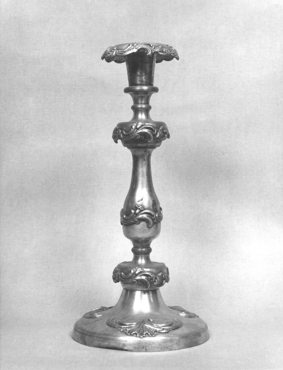 motivi decorativi vegetali (candeliere, coppia) - bottega russa (fine/ inizio secc. XVIII/ XIX)