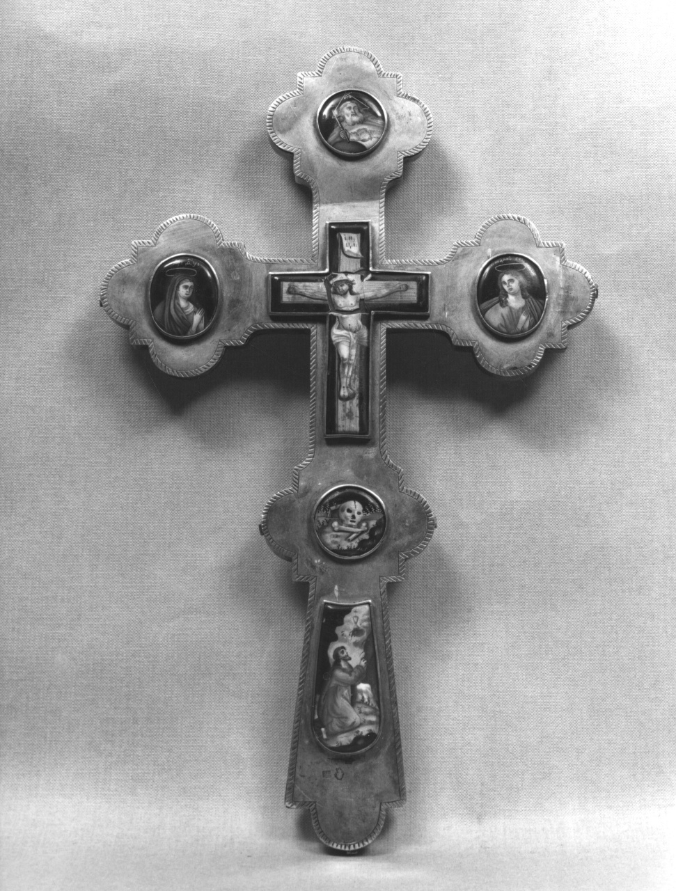Cristo crocifisso (croce) - bottega russa (sec. XIX)
