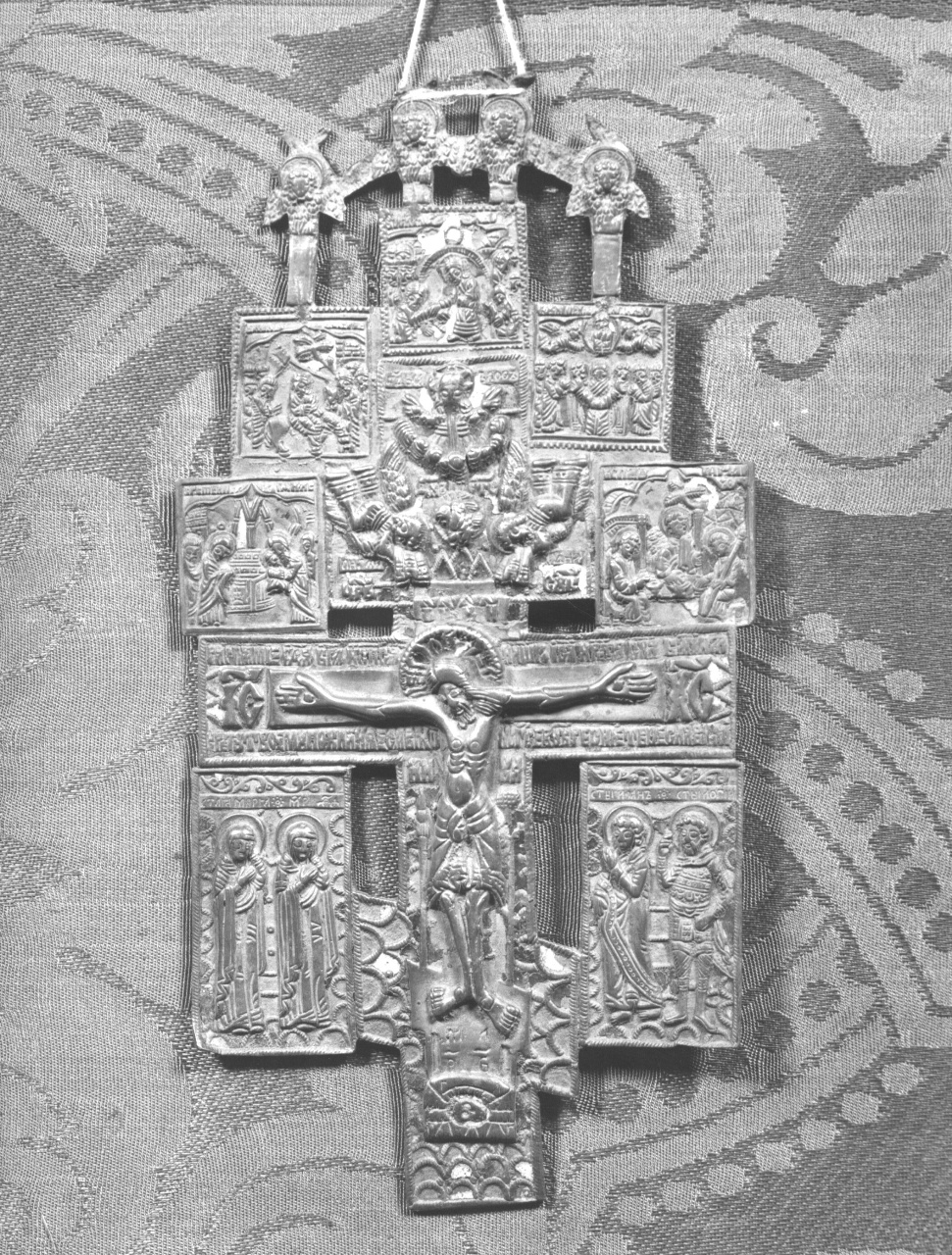 storie della vita di Gesù (croce) - bottega russa (sec. XIX)