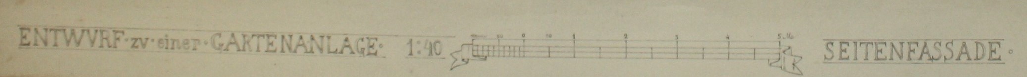 disegno architettonico di Bruno Slocovich (primo quarto XX)