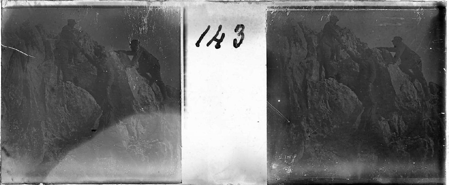 Soldati (positivo stereoscopico) di Anonimo (XX)