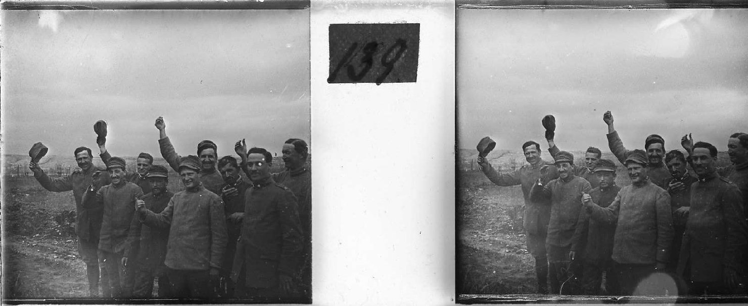 Soldati (positivo stereoscopico) di Anonimo (XX)