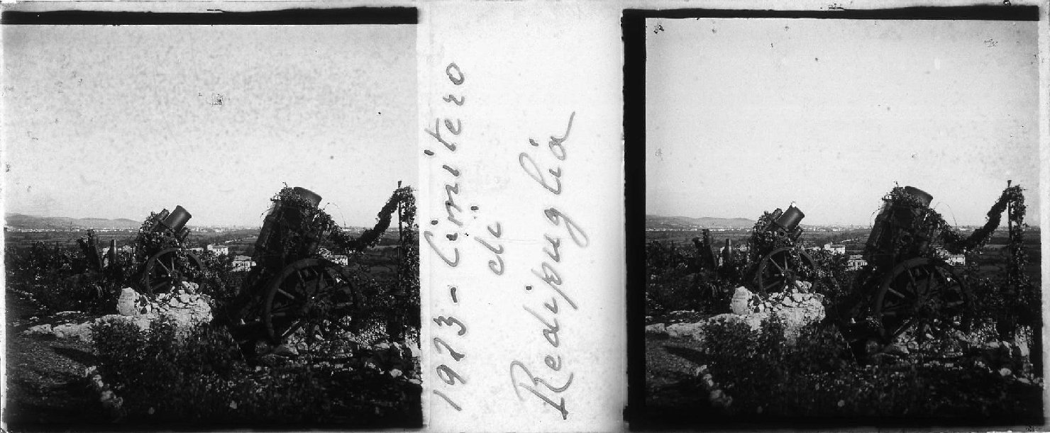 Veduta del cimitero di Redipuglia (positivo stereoscopico) di Anonimo (XX)