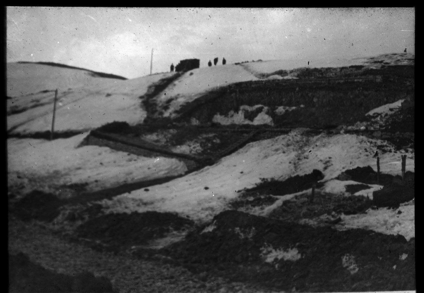 Veduta di un paesaggio innevato (positivo) di Anonimo (XX)
