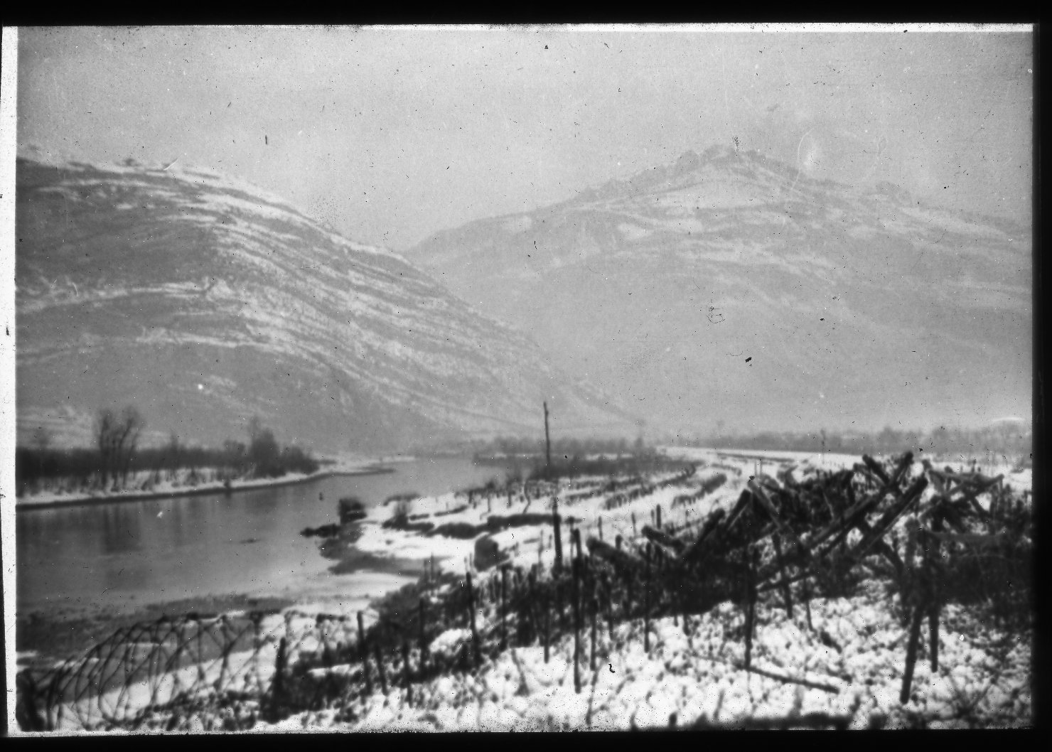 Veduta di un paesaggio montano (positivo) di Anonimo (XX)