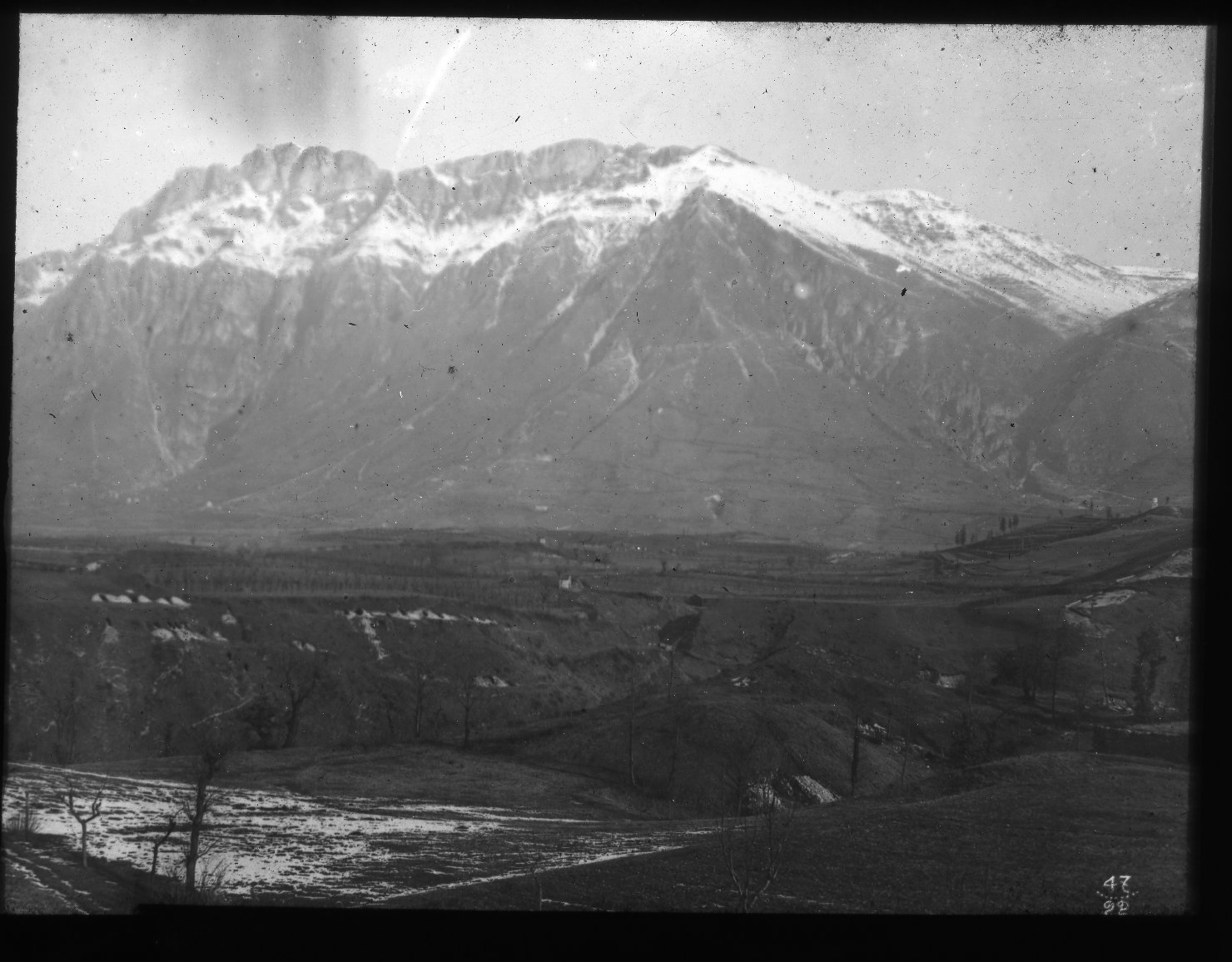 Veduta di un paesaggio montano (positivo) di Anonimo (XX)
