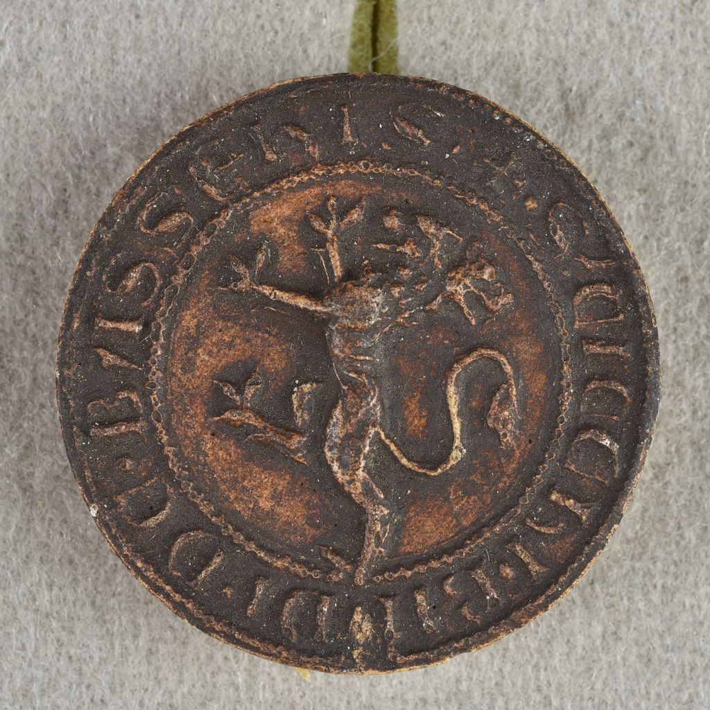 leone (calco di sigillo) - manifattura toscana (XX)