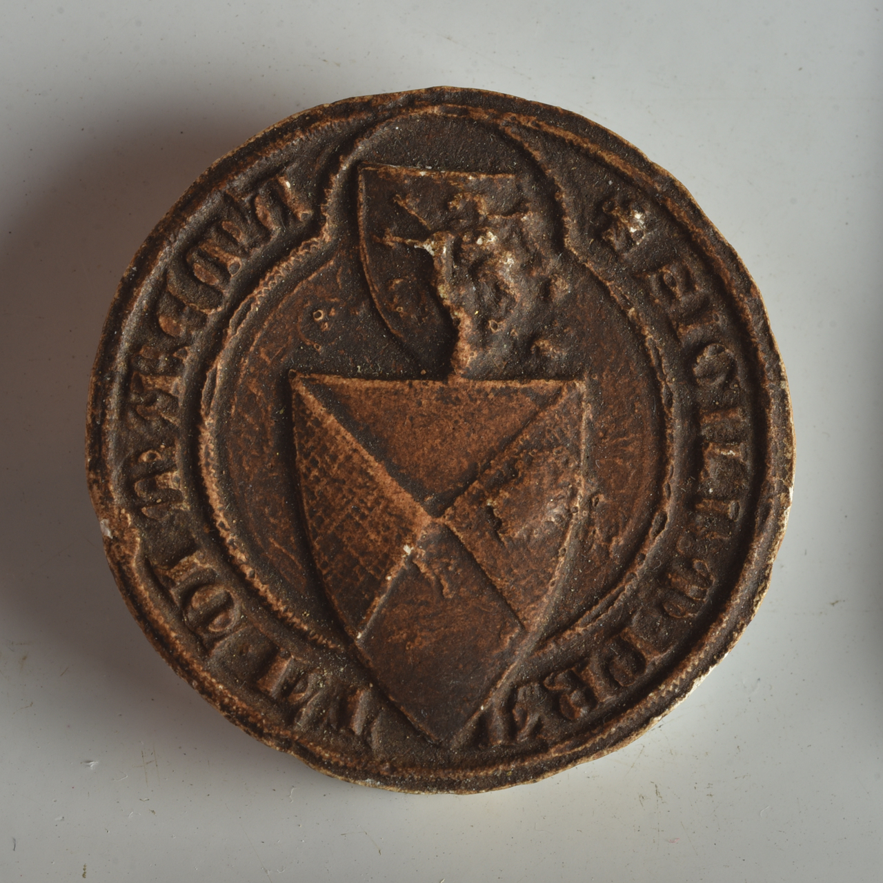 stemma (calco di sigillo) - manifattura toscana (XX)