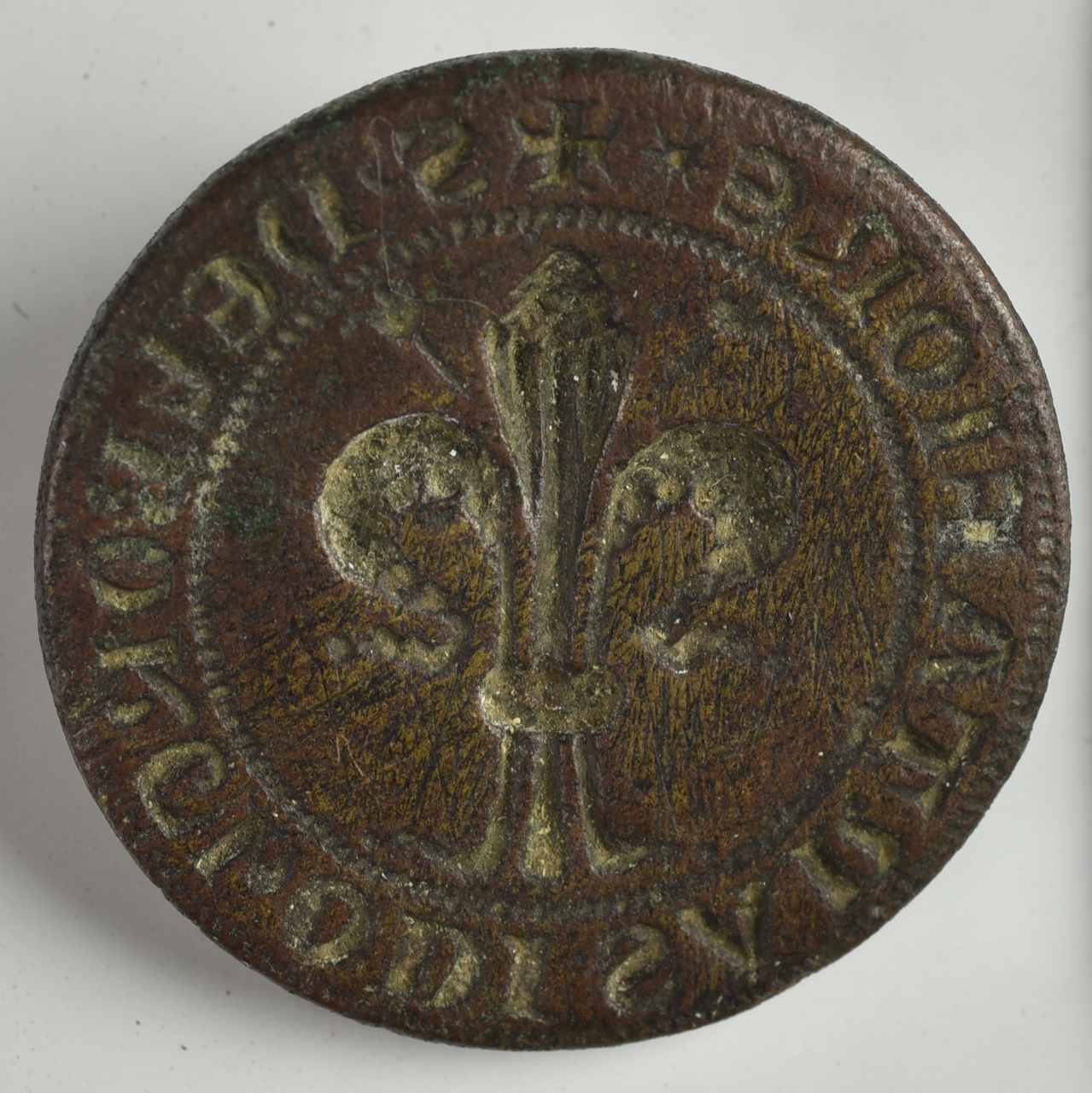 giglio (sigillo) - bottega toscana (XIV-XV)