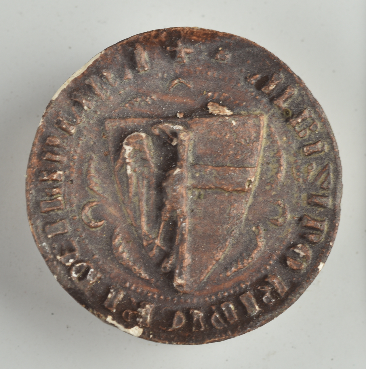 stemma (calco di sigillo) - manifattura toscana (XX)