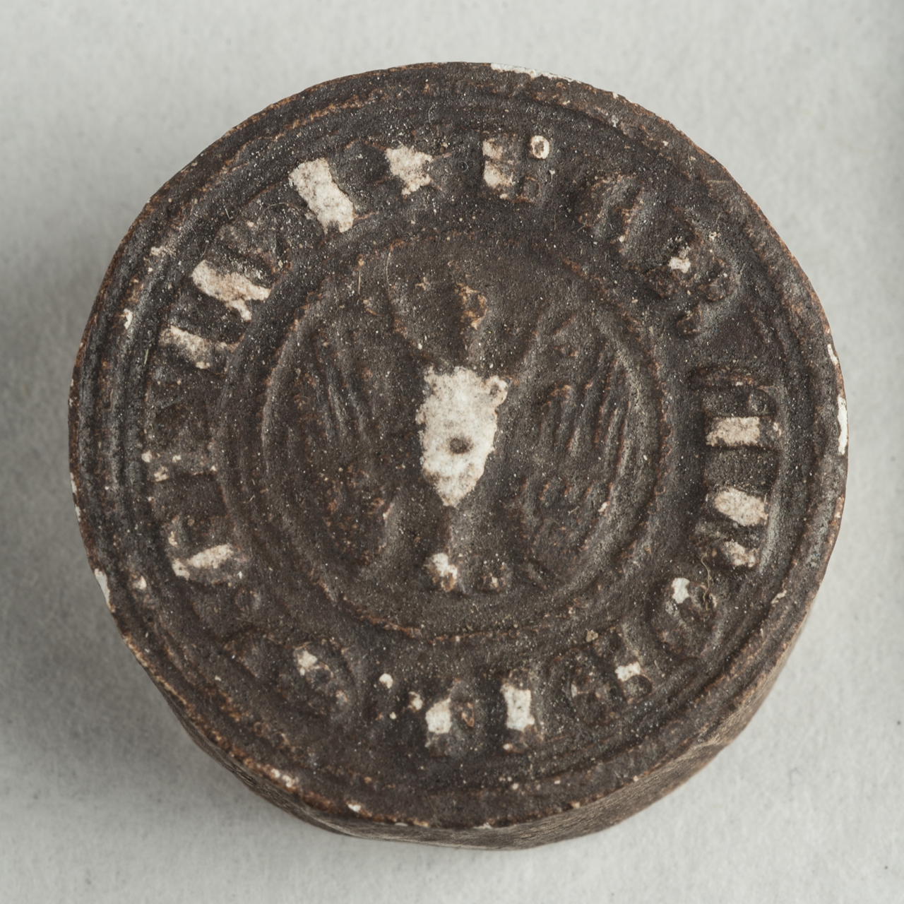 aquila (calco di sigillo) - manifattura toscana (XX)