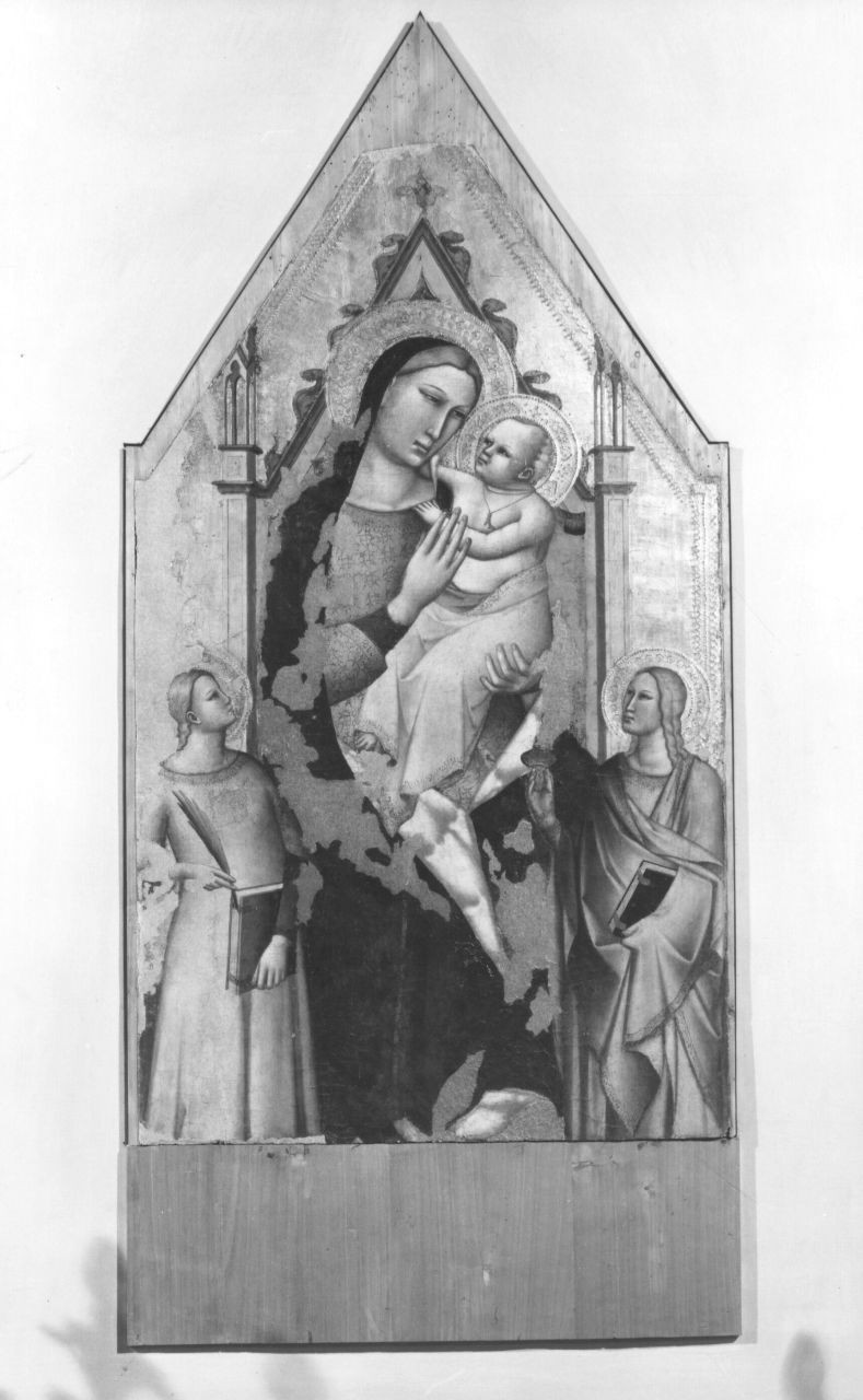 Madonna in trono con Bambino (dipinto) di Giovanni del Biondo (attribuito) (seconda metà sec. XIV)
