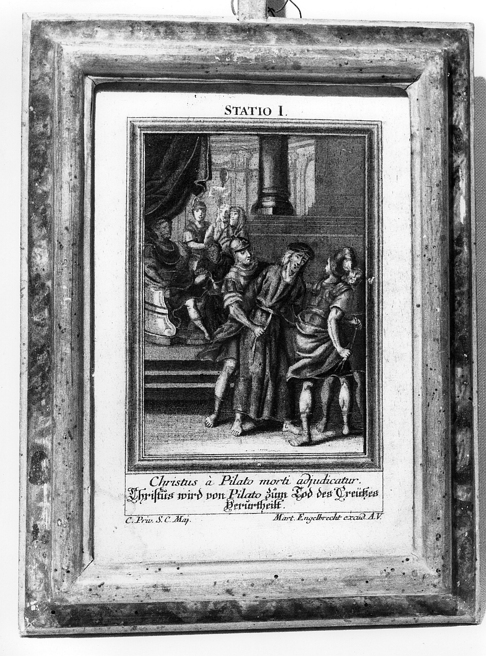 stazioni della via crucis (stampa) di Engelbrecht Martin (sec. XVII)