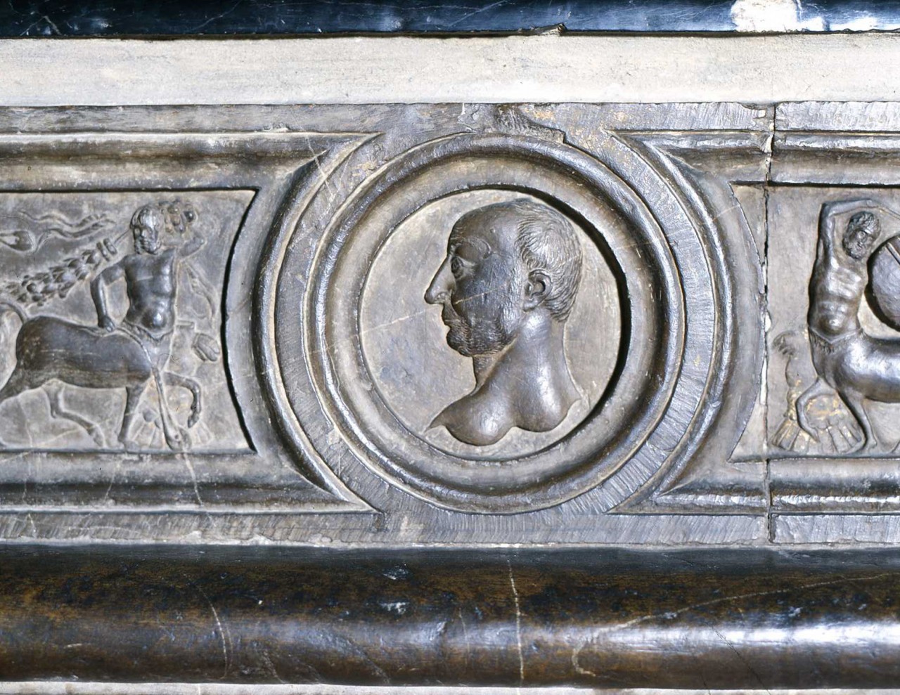 ritratto di Francesco Sassetti (rilievo) di Giuliano da Sangallo (ultimo quarto sec. XV)