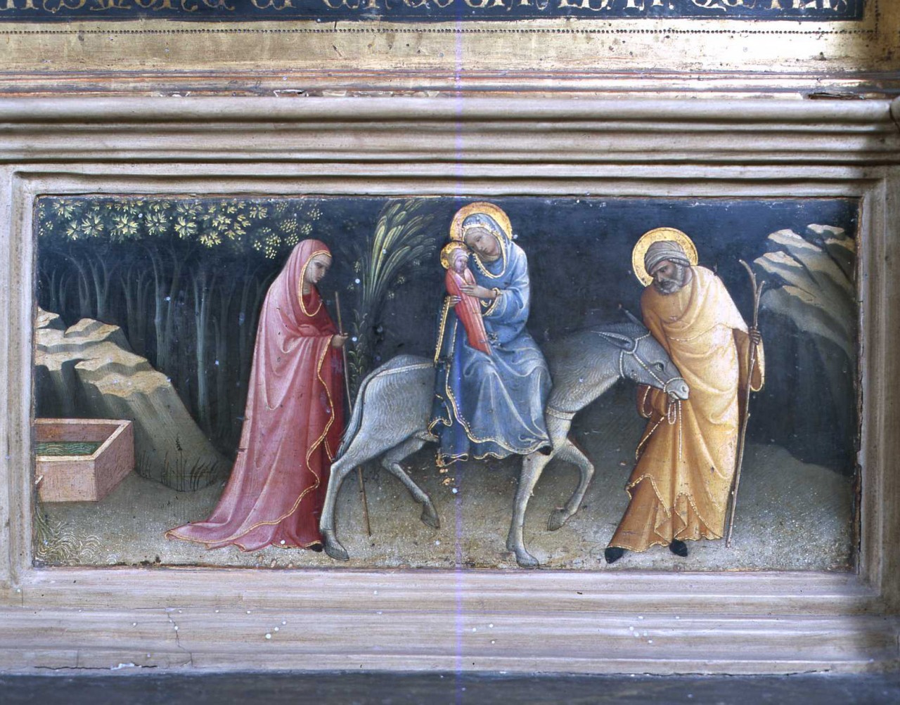 fuga in Egitto (dipinto) di Lorenzo Monaco (primo quarto sec. XV)
