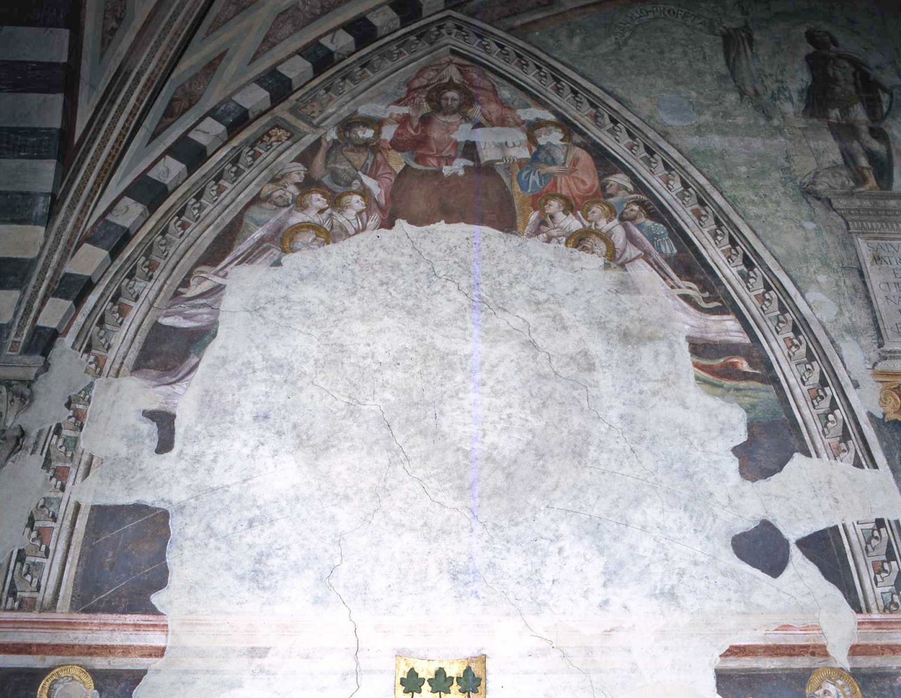 Cristo in gloria e Santi (dipinto murale) di Giovanni dal Ponte, Smeraldo di Giovanni (secondo quarto sec. XV)