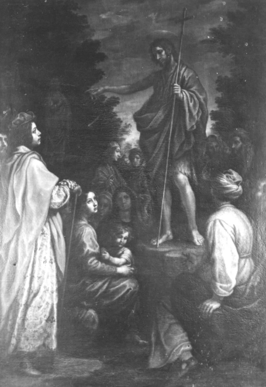San Giovanni Battista predica nel deserto (dipinto) di Curradi Francesco (metà sec. XVII)