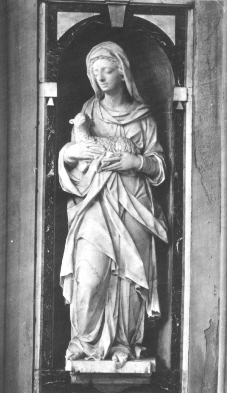 Mansuetudine (scultura) di Caccini Giovan Battista (inizio sec. XVII)