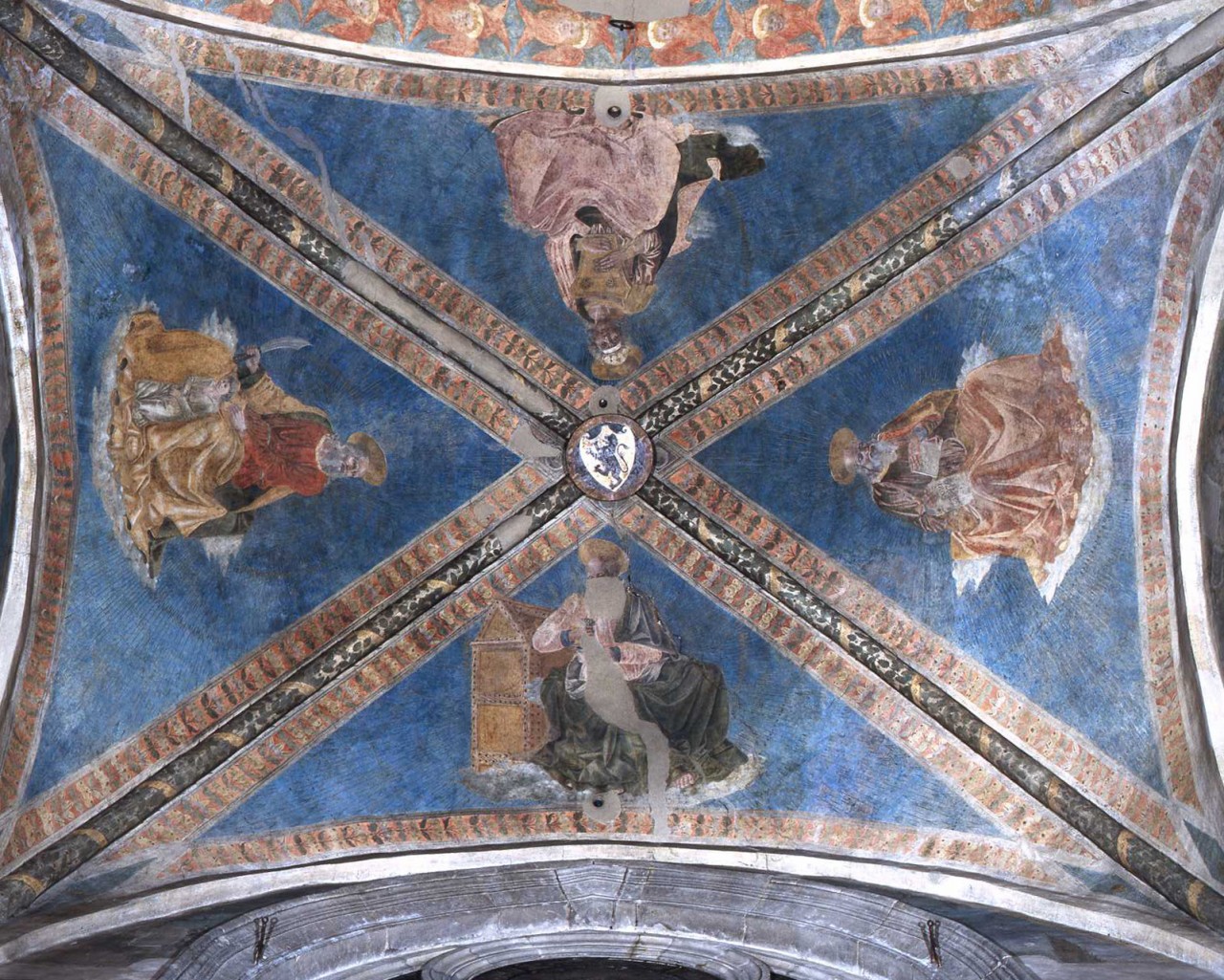 Noè/ Abramo/ Mosè/ David (dipinto murale, ciclo) di Baldovinetti Alessio (terzo quarto sec. XV)
