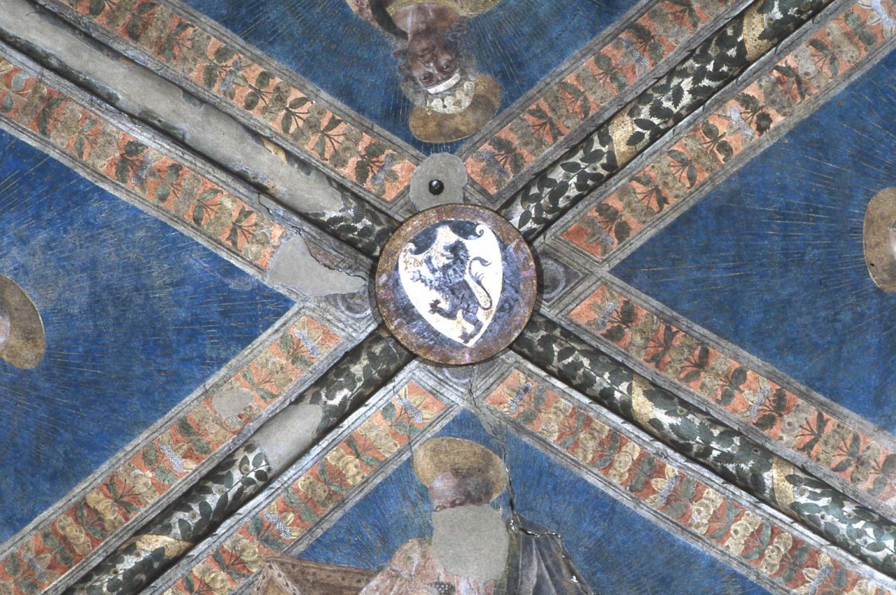 stemma gentilizio della famiglia Gianfigliazzi (dipinto murale, ciclo) di Baldovinetti Alessio (terzo quarto sec. XV)